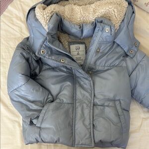 GAP Kids Light Blue Puffer Jacket
